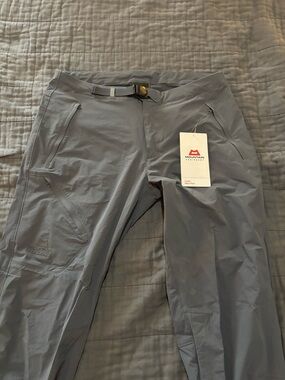 Mountain Equipment men’s Comici soft shell pants, stretch PFC-free DWR, NWT